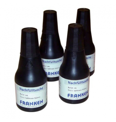 Nachfülltusche f.Tafelschreib schwarz 4x25ml