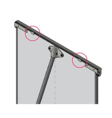 Blockhaltezapfen für Flipchart 2 St