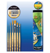 Pinselset Junior Pinsel-Set, VA-5406_0, Gr&ouml;&szlig;en sortiert, 3x flache & 3x runde Spitze