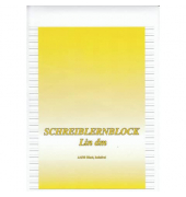 Schreiblernblock 1231, Lineatur DM / liniert mit Rahmen, A4, 70g, gelb