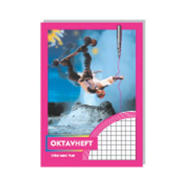 20 Stück Penig Oktavheft 2407, Lineatur 52 / kariert / keine, A6, 70g, rosa, 32 Blatt / 64 Seiten 4019333024078 Penig