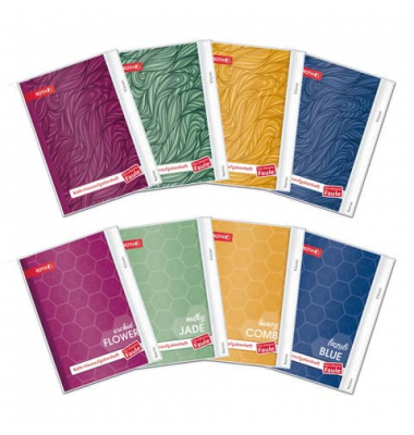 Hausaufgabenheft 88470, Hausaufgaben, A5, 80g, transluzent sortiert