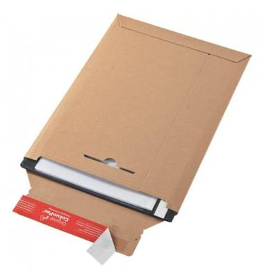 Versandtaschen 30000203, B5+, ohne Fenster, haftklebend mit Aufreißfaden, braun