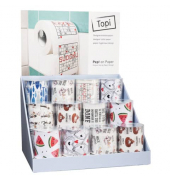 Motiv-Toilettenpapier Spring 00998, 3-lagig, farbig sortiert, 200 Blatt / Rolle,