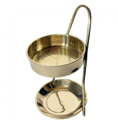 Weihrauchst&auml;nder 489M gold 13cm 