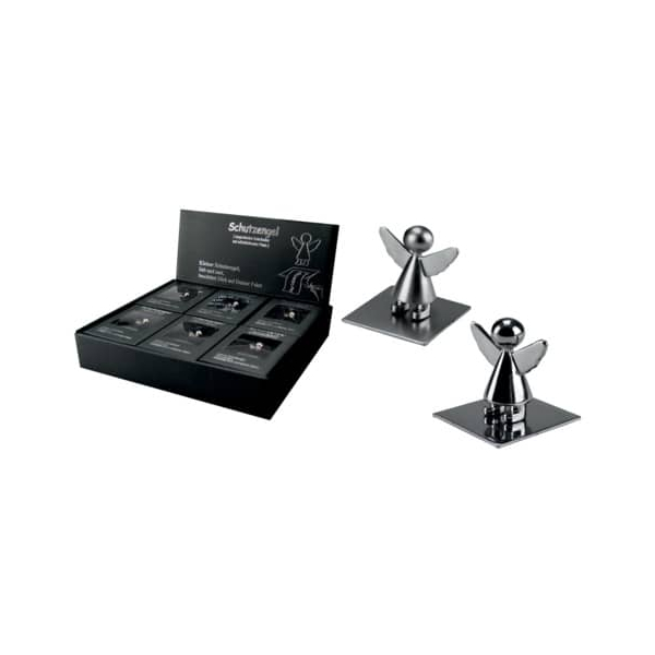12 Stück Neumeyer ME Schutzengel silber Parkscheinhalter Schutzengel 4041569108611 HEAD