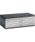 7100 Planschrank silber/schwarz 5 Schubladen