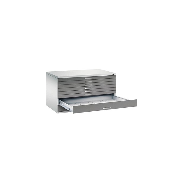 4068192050698 - CP 7200 Planschrank lichtgrau vulkangrau 8 Schubladen 1350 x 960 x 760 cm 4068192050698 - CP 7200 Planschrank lichtgrau vulkangrau 8 Schubladen 1350 x 960 x 760 cm