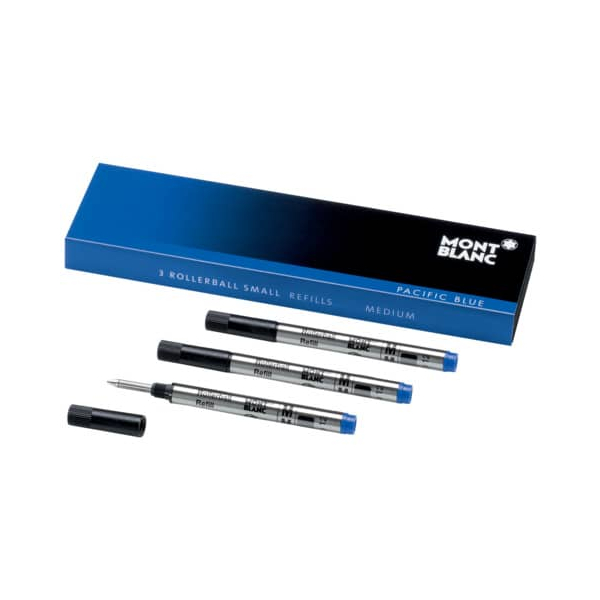 4062037052632 -  107324 Mozart Tintenrollermine small M blau 4062037052632 MONT BLANC 3 Stück