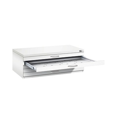 7100 Planschrank weiß/weiß 5 Schubladen