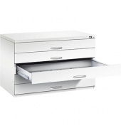 7100 Planschrank weiß/weiß 5 Schubladen
