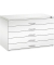 7100 Planschrank weiß/weiß 5 Schubladen