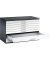 7100 Planschrank weiß/schwarz 8 Schubladen