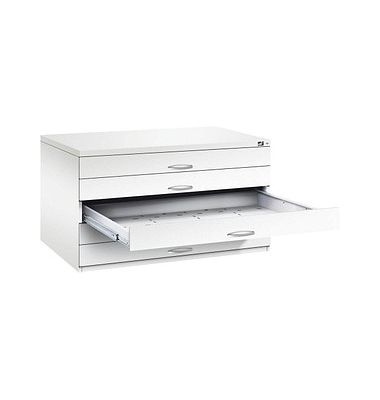 7200 Planschrank weiß/weiß 5 Schubladen