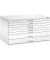 7200 Planschrank weiß/weiß 8 Schubladen