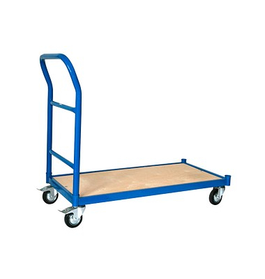Transportwagen Plattformwagen 100x50cm blau 73012