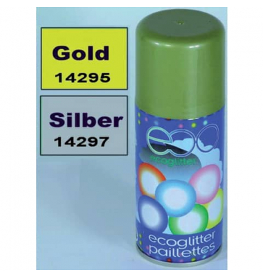 14295 150ml Glitterspray Weihnachten gold