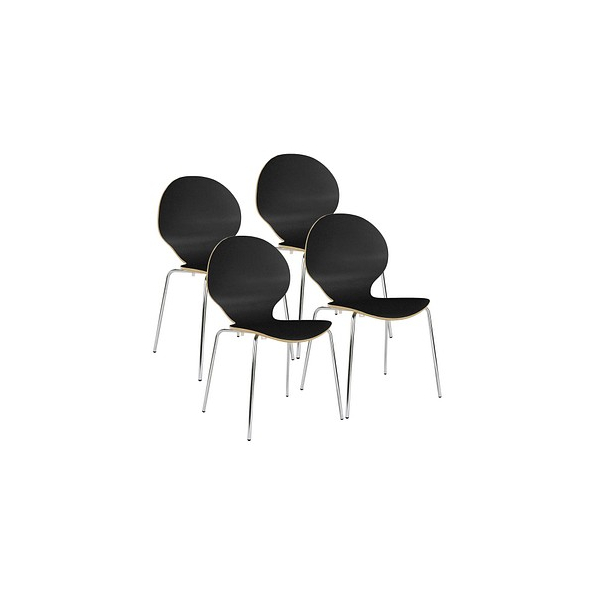 5901747064797 - Cafe VI Besucherstühle schwarz 5901747064797 WCC11-K62Z-LL0000-LD0300 - CAFE-VI 4L-CR 4 Stück 5901747064797 - Cafe VI Besucherstühle schwarz 5901747064797 WCC11-K62Z-LL0000-LD0300 - CAFE-VI 4L-CR 4 Stück