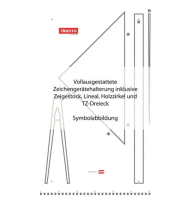 Tafelzeichengeräte Set 5-tlg.