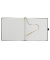 Notizbuch 40044-25-464, ENERGY, schwarz, 17,5x17,5cm, kariert, 80g, 120 Blatt / 240 Seiten
