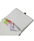 Notizbuch 40044-25-464, ENERGY, schwarz, 17,5x17,5cm, kariert, 80g, 120 Blatt / 240 Seiten