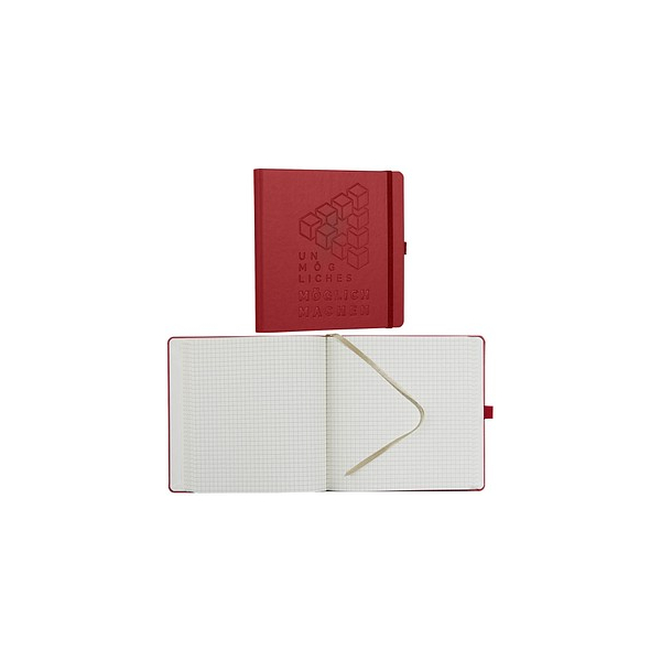4255704326192 - Notizbuch 40044-25-757 unmögliches möglich machen rot 175x175cm kariert 80g 120 Blatt 240 Seiten 4255704326192 Lediber 4255704326192 - Notizbuch 40044-25-757 unmögliches möglich machen rot 175x175cm kariert 80g 120 Blatt 240 Seiten 4255704326192 Lediber