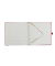 Notizbuch 40044-25-757, unmögliches möglich machen, rot, 17,5x17,5cm, kariert, 80g, 120 Blatt / 240 Seiten