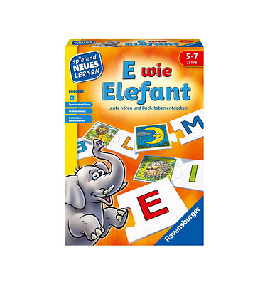 E wie Elefant Lernspielzeug