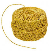 Geschenkkordel Wolga 127-634, 2mm x 20m, gold