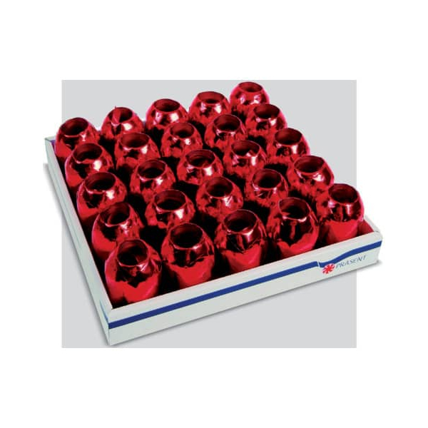 25 Stück Präsent Eiknäuel 412-609, Metall XXL, 10mm x 30m, rot 4009236043450 Head 30 Meter