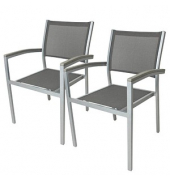 Gartenstühle Grace grau 305202-2