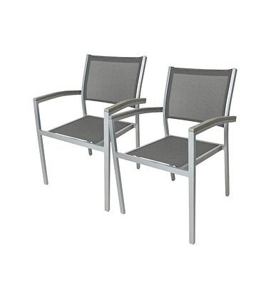 Gartenstühle Grace grau 305202-2