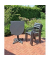 Gartentisch Garden Pleasure Treviso grau quadratisch
