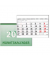 Monatsplaner 5001, 1 Monat / 1 Seite, 8,7x15,3cm (A4), 2025
