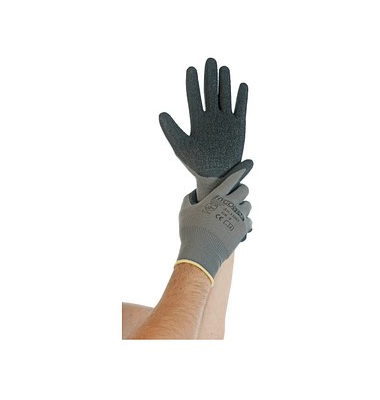 Arbeitshandschuhe SKILL, Latex, grau, Größe 10 / XL