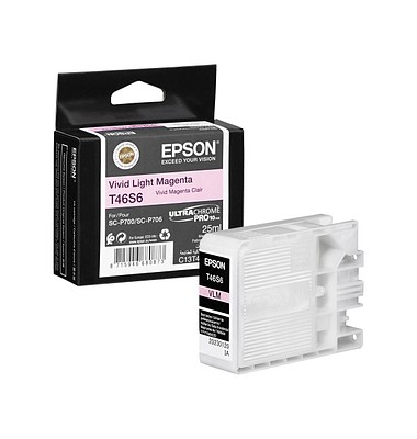 Druckerpatrone T46S6 C13T46S600 (kompatibel zu Epson T46S6), magenta hell