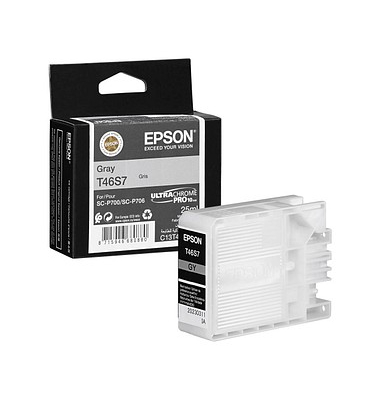 Druckerpatrone T46S7 C13T46S700 (T46S7), grau
