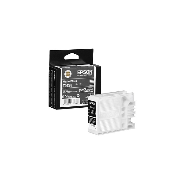 8715946680897 - T46S8 - 25 ml - mattschwarz - original - Tintenpatrone - für SureColor P70 8715946680897 - T46S8 - 25 ml - mattschwarz - original - Tintenpatrone - für SureColor P70