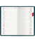 Taschenkalender 540-1020, schwarz, 1 Woche / 1 Seite, 9,5x16cm (A6), 2025