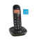 Schnurloses Seniorentelefon doro PhoneEasy 100w Optische Anrufsignalisierung Beleuchtetes Display Schwarz