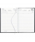 Buchkalender 876-0020, schwarz, 1 Tag / 1 Seite, 15x21cm (A5), 2025
