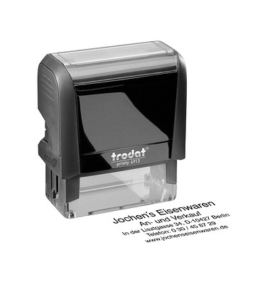 Textstempel printy 4913 ohne Logo