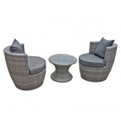 Garden Pleasure Linz Sitzgruppe grau