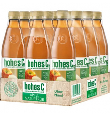 Apfel naturtrüb 12x0,5 L PET