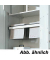 Hängeregistratur für Stahlbüroschrank III 113 x 40,5 x 7 cm lichtgrau  37026