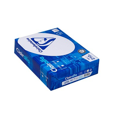 Kopierpapier Clairalfa 2216C A4 210g hochweiß 