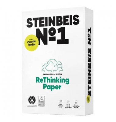 Recyclingpapier No. 1 (ehem.: Classic White) K1206666080A A4 80g weiß 70er Weiße 