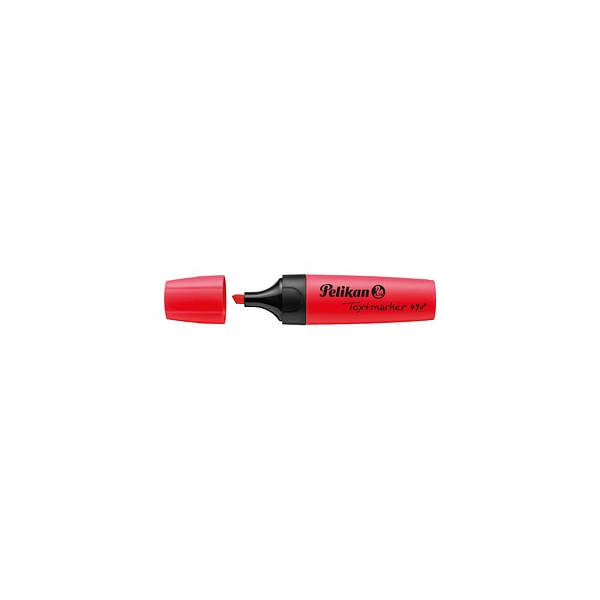 4012700814128 - Textmarker 490 814126 rot 1-5mm Keilspitze 4012700814128 Pelikan