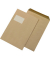 Versandtaschen 30005447, C4, mit Fenster, nassklebend, 90g, braun