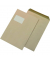 Versandtaschen 30005447, C4, mit Fenster, nassklebend, 90g, braun